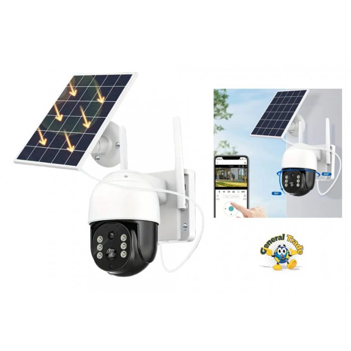 Ηλιακή κάμερα ασφαλείας IP - Solar Security Camera – WiFi General Trade
