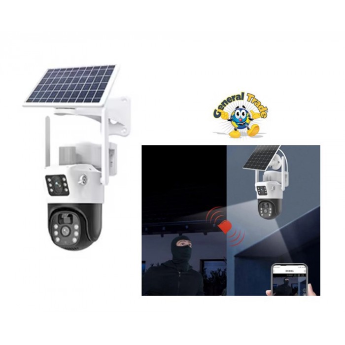 Κάμερα Παρακολούθησης Wi-Fi Full HD 1080p IP Αδιάβροχη Μπαταρίας General Trade