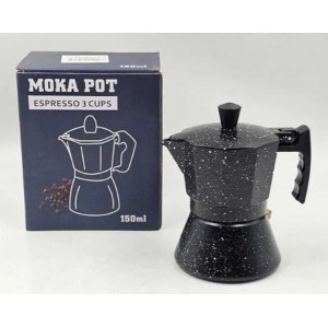 Μπρίκι Espresso 3cups Black 150ml ForHome 9910830