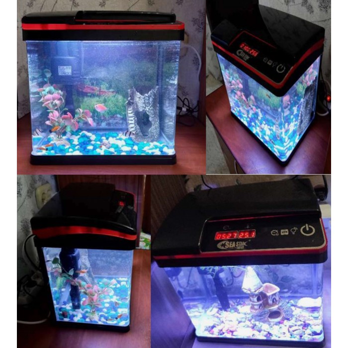 Ενυδρείο 41 λίτρα με φωτισμό Led 50x31x49cm General Trade