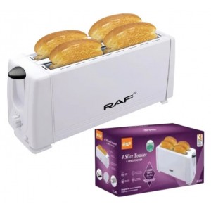 Φρυγανιέρα 4 Θέσεων 1200W Λευκή Raf R.265 