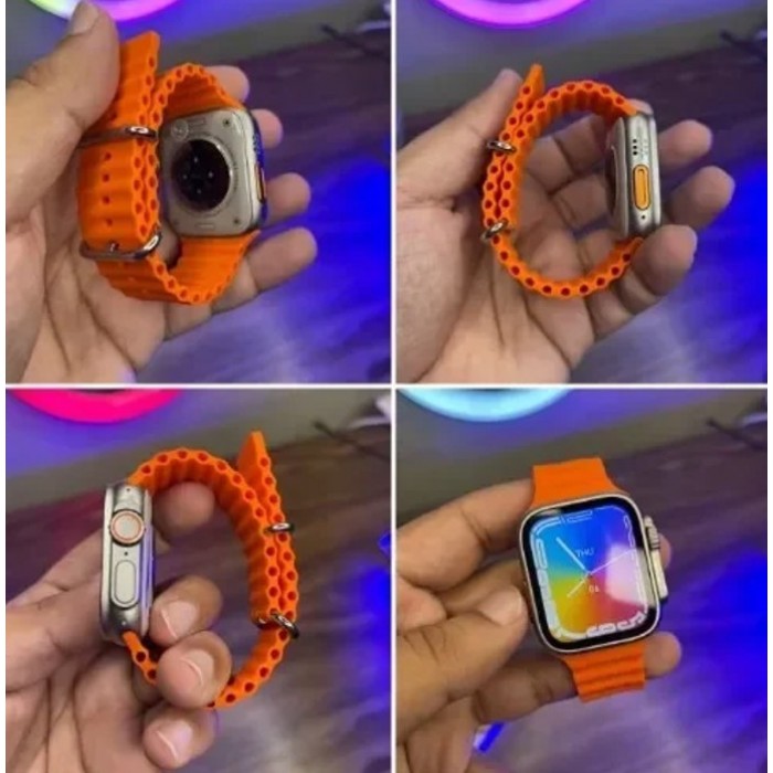 X8 Ultra Max 49mm Smartwatch με Παλμογράφο Πορτοκαλί General Trade 784220