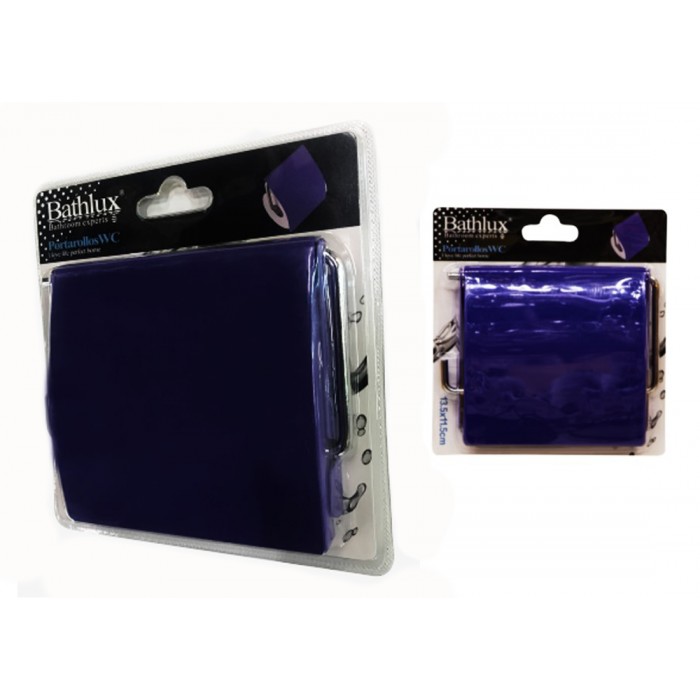 Θήκη για Χαρτί Υγείας Σκούρο Μπλε 13.5x11.5cm Bathlux 50330