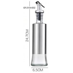 Δοχείο Λαδιού Γυάλινο 300ml 6.5x24.7cm ForHome 114002