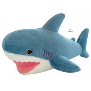 Διακοσμητικός Λούτρινος Shark Πολύχρωμος 80cm ForHome 050011