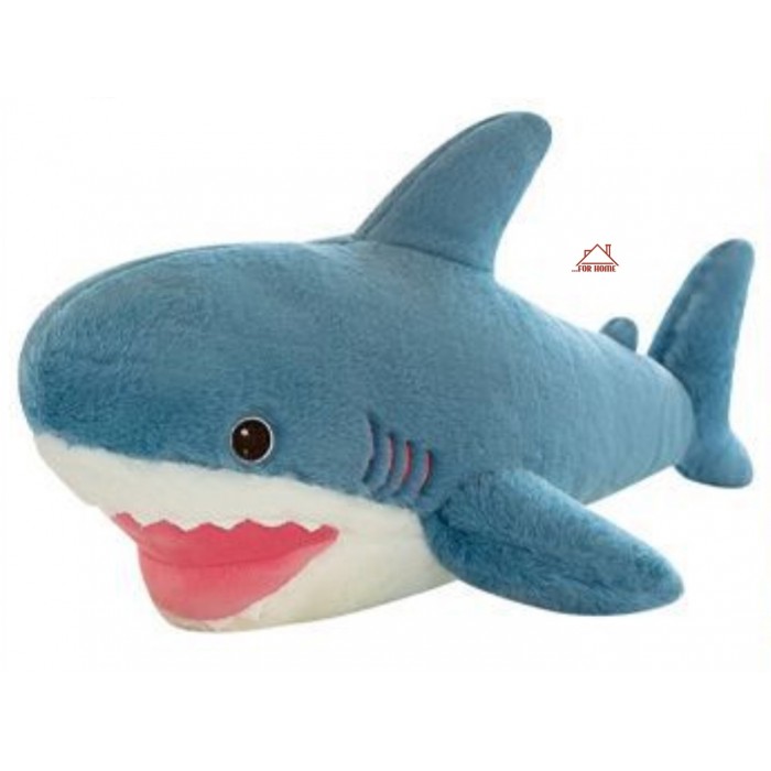 Διακοσμητικός Λούτρινος Shark Πολύχρωμος 80cm ForHome 050011
