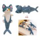 Διακοσμητικός Λούτρινος Shark Cat Lucifer Πολύχρωμος 60cm ForHome 090025