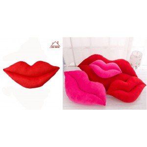 Διακοσμητικό Λούτρινo Κόκκινo Φιλί 50cm ForHome 403650