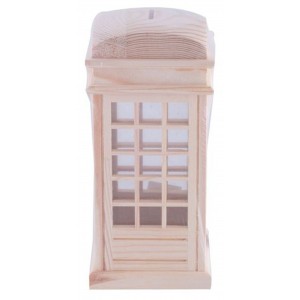 Κουμπάρας Ξύλινος 10x10x21cm ForHome 797111