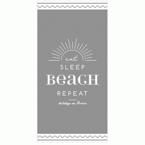 Πετσέτα Θαλάσσης Πολύχρωμη σχέδιο Beach 76x150cm ForHome 26609212