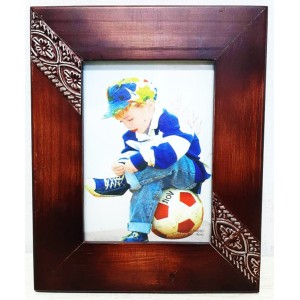 Κορνίζα Ξύλινη Καφέ Classic 13x18cm ForHome 075270