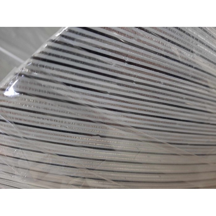 Καπέλο Φωτιστικού Υφασμάτινο 40x25x22cm E27 Ø 4cm Ασημί ForHome 402522