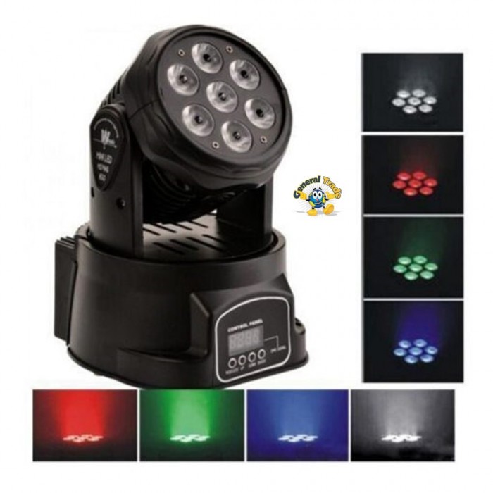 LED Φωτορυθμικό με Ρομποτική Κεφαλή Smart Rainbow RGBW General Trade 17959010