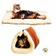 Kitty Shack Αυτοθερμαινόμενο Κρεβατάκι Γάτας Πολύχρωμο General Trade 8745698