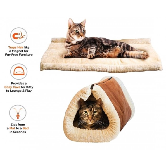 Kitty Shack Αυτοθερμαινόμενο Κρεβατάκι Γάτας Πολύχρωμο General Trade 8745698