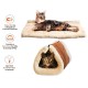 Kitty Shack Αυτοθερμαινόμενο Κρεβατάκι Γάτας Πολύχρωμο General Trade 8745698