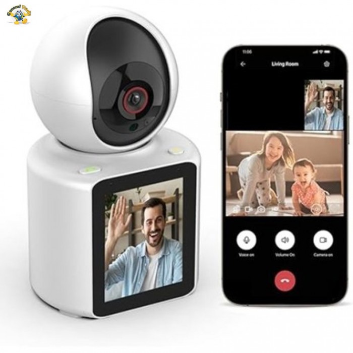 Ασύρματη Κάμερα 1080p 4K Wi-Fi υπέρυθρη νυχτερινή όραση General Trade 80100199