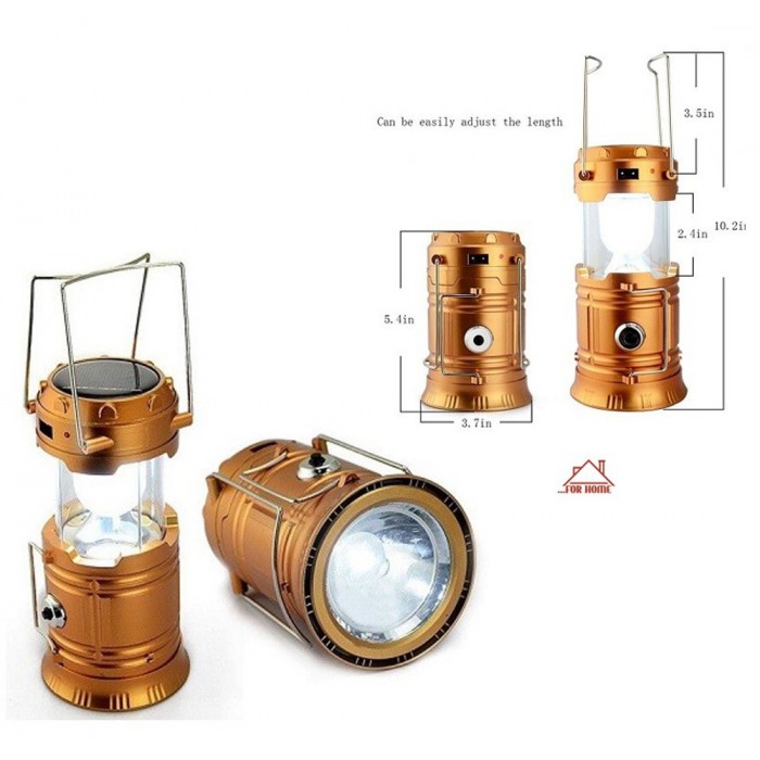 Επαναφορτιζόμενος Led Φακός Πολύχρωμος ForHome 516042