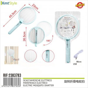 Ηλεκτρική Ρακέτα Εντόμων USB 23x45.5cm Kmt Style 2383783