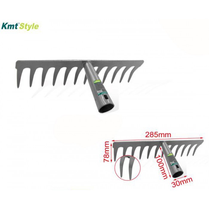 Τσουγκράνα Χώματος με 12 Δόντια 285mm Kmt Style 9364347