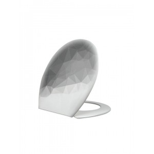 Καπάκι Λεκάνης Πλαστικό Πολύχρωμο 36.3x42.8cm ForHome 245812