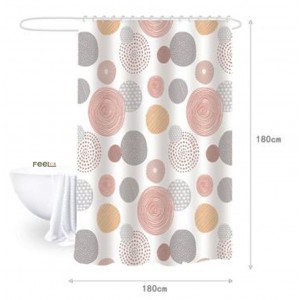 Κουρτίνα Μπάνιου Peva Πολύχρωμη 180x180cm ForHome 245866