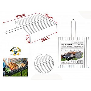 Σχάρα Ψησίματος με Πόδια Ανοξείδωτη 35x53cm General Trade 24206343