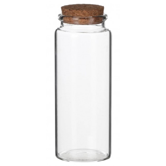 Μπουκαλάκι Γυάλινο 45ml 3.7x7cm Σετ 12 τεμαχίων ForHome 241868