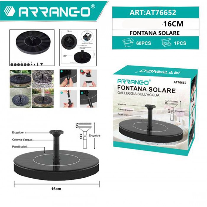 Ηλιακό Μαγικό Συντριβάνι Νερού Arrango AT76652
