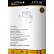 Φωτιστικό τοίχου 6500K Ψυχρό 7W 9.4x10.5x8cm Universo ES57-BF