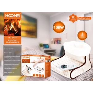 Ηλεκτρική Θερμοφόρα Ποδιών Μπεζ 30x30εκ. Hoomei HM-8750Y