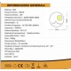 Φωτιστικό Απλίκα LED Τοίχου Moon 23cm ForHome 759275