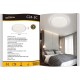 LED πλαφονιέρα οροφής 50cm 3C 3000K 4000K 6500K μοντέρνο φωτιστικό
