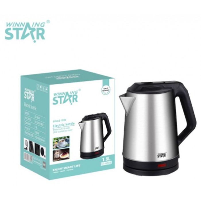 Βραστήρας 1.8L 1500W από ανοξείδωτο χάλυβα Winningstar ST-6008