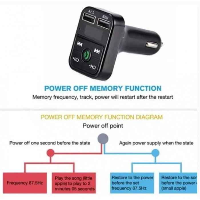 Car Transmitter FM Modulator Bluetooth ForHome Carb2