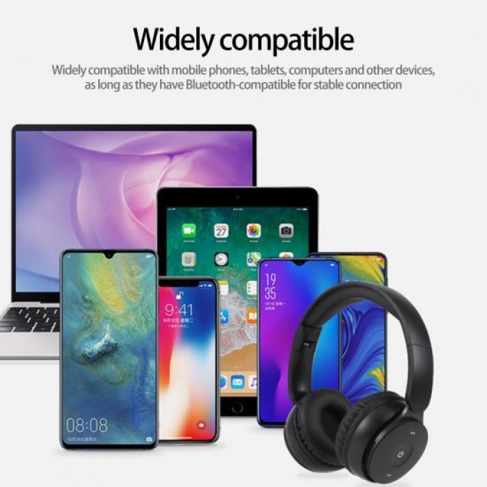 Ασύρματο Ακουστικό συμβατό με Bluetooth 5.1 Grey ForHome 240068