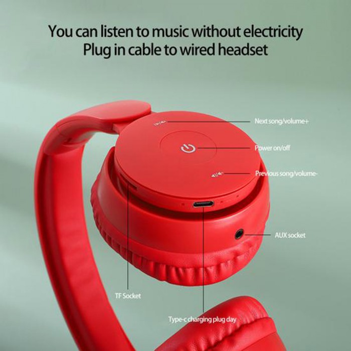 Ασύρματο Ακουστικό συμβατό με Bluetooth 5.1 Grey ForHome 240068