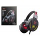 Ενσύρματα Gaming Stereo Ακουστικά USB με Φωτάκι Led Light Μαύρο ForHome 243004