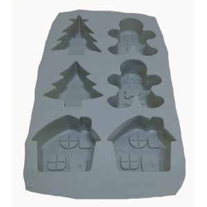 Φόρμα Σιλικόνης 6 θέσεων 29x17.5x2cm ForHome 024305