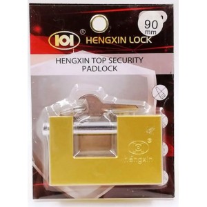 Ατσάλινο Λουκέτο Πέταλο με Κλειδί 90mm ForHome 806007