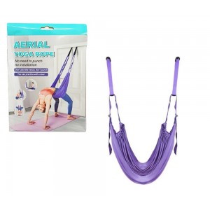 Πανί Aerial Yoga Μήκους 3.3μ. με Ιμάντες για Στήριξη σε Πόρτα Πολύχρωμο ForHome 243005
