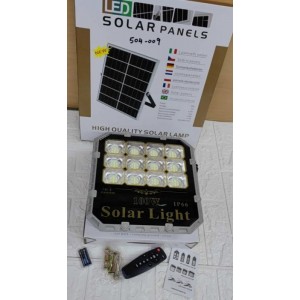 Ηλιακός Προβολέας Led Solar Panels 100W IP66 με τηλεχειριστήριο ForHome 244009