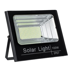 Ηλιακός Προβολέας LED 200W  αδιάβροχος IP67 με Φωτοβολταϊκό Πάνελ, Τηλεκοντρόλ & Χρονοδιακόπτη 504018