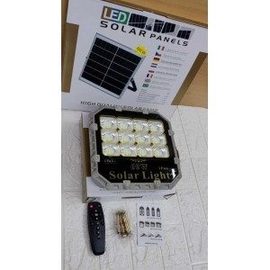 Ηλιακός Προβολέας Led Solar Panels 60W με τηλεχειριστήριο ForHome 244008