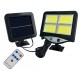Ηλιακός Προβολέας Τοίχου COB LED με Ανιχνευτή Κίνησης, Φωτοκύτταρο & Πάνελ Φόρτισης ForHome 520014