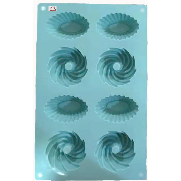Φόρμα Σιλικόνης 8 θέσεων 28x17cm ForHome 024331