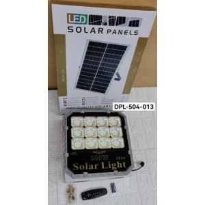 Ηλιακός Προβολέας Led Solar Panels 200W IP66 με τηλεχειριστήριο ForHome 244013