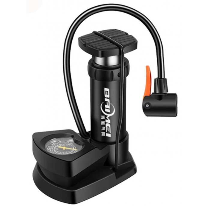 Τρόμπα Αέρα Δαπέδου Ποδιού 160psi με Μανόμετρο ForHome 998015