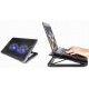 Cooling Pad για Laptop έως 17" με 2 Ανεμιστήρες και Φωτισμό ForHome 605035