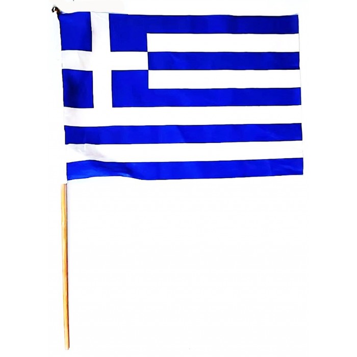 Σετ Σημαιάκια Ελληνικά 45x30cm 12 τεμαχίων ForHome 322004